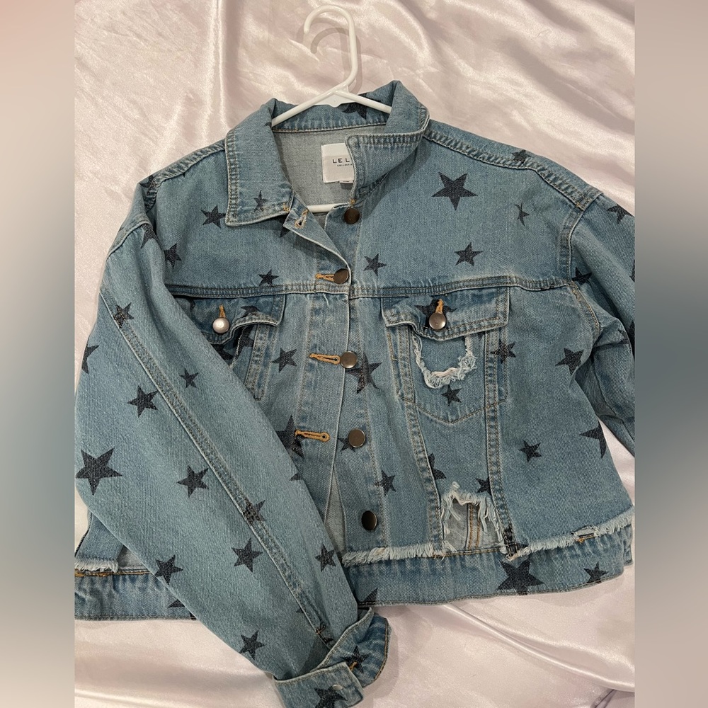 Starry Blue jean jacket. Like new and perfect condition